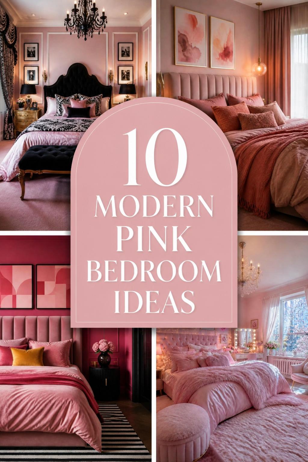 Modern Pink Bedroom