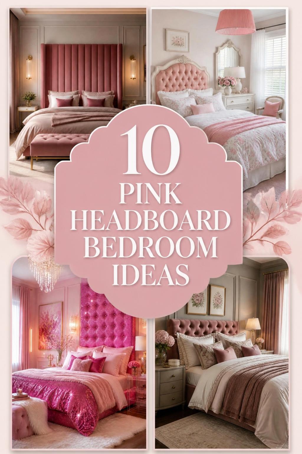 Pink Headboard Bedroom