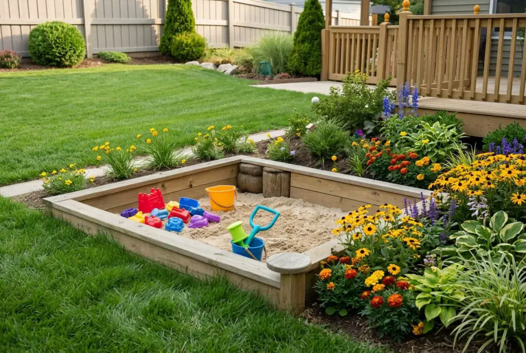 Featured image for: 10 Backyard Sand Play Area Ideas Kids Will Love