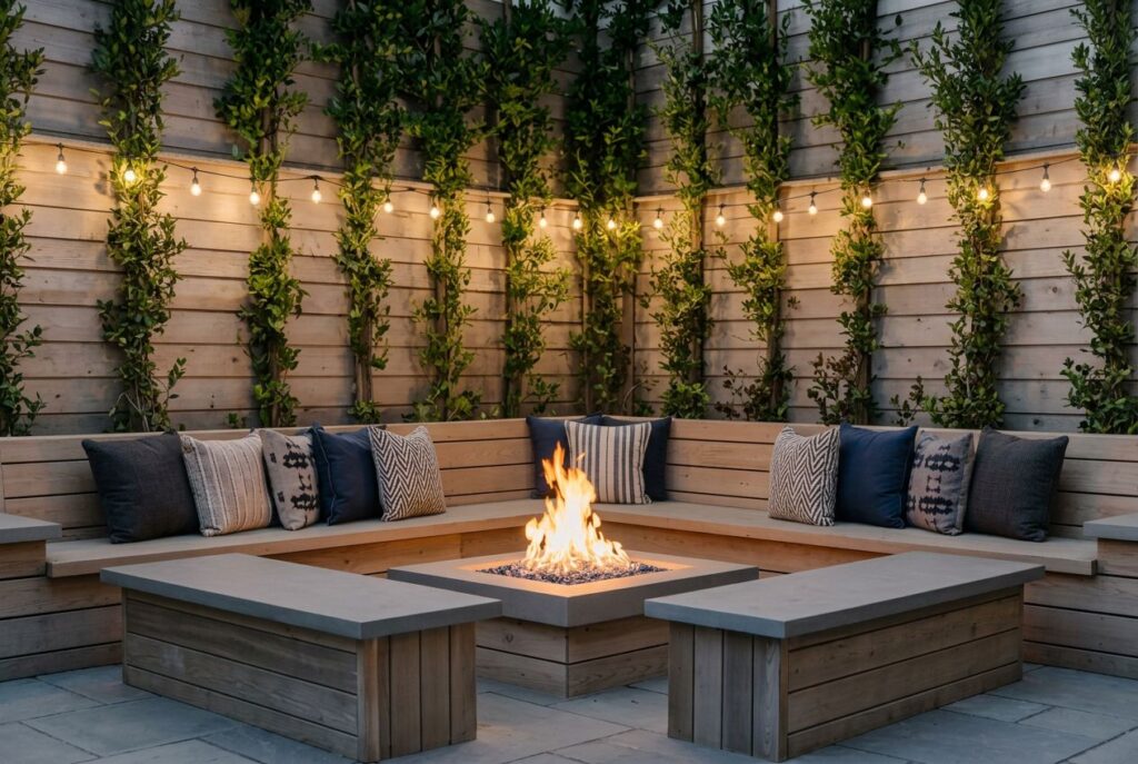 Featured image for: 10 Corner Fire Pit Ideas for Cozy Backyard Gatherings