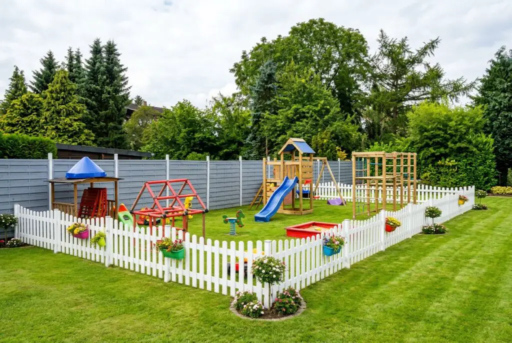 Featured image for: 10 Fenced In Play Area for Kids Backyard Ideas for Safe Outdoor Fun