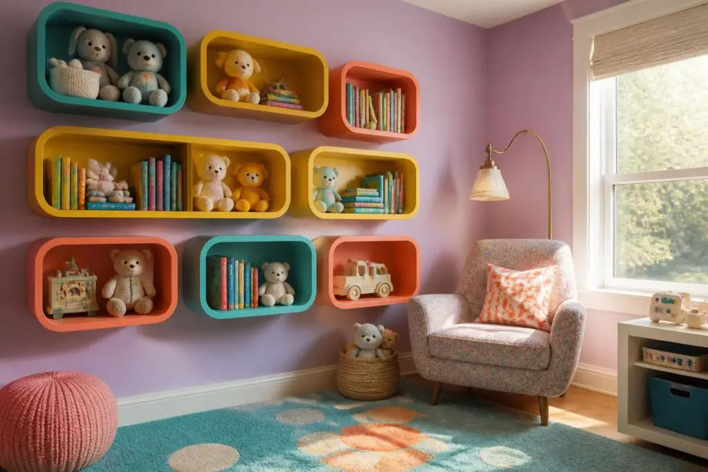 Featured image for: 10 Floating Shelves Kids Room Ideas for Fun & Organized Spaces
