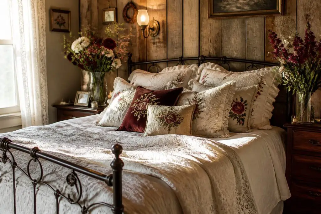 Featured image for: 10 Floral Farmhouse Bedroom Ideas for Cozy Vintage Charm