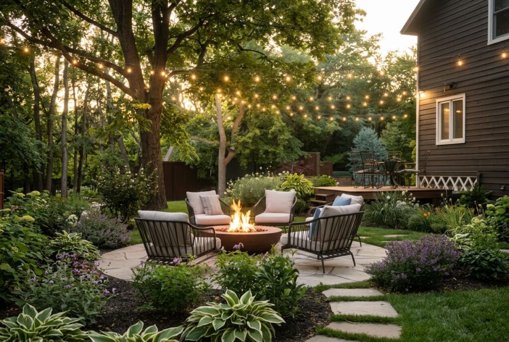 Featured image for: 10 Gravel Fire Pit Area Ideas That Look Modern and Affordable