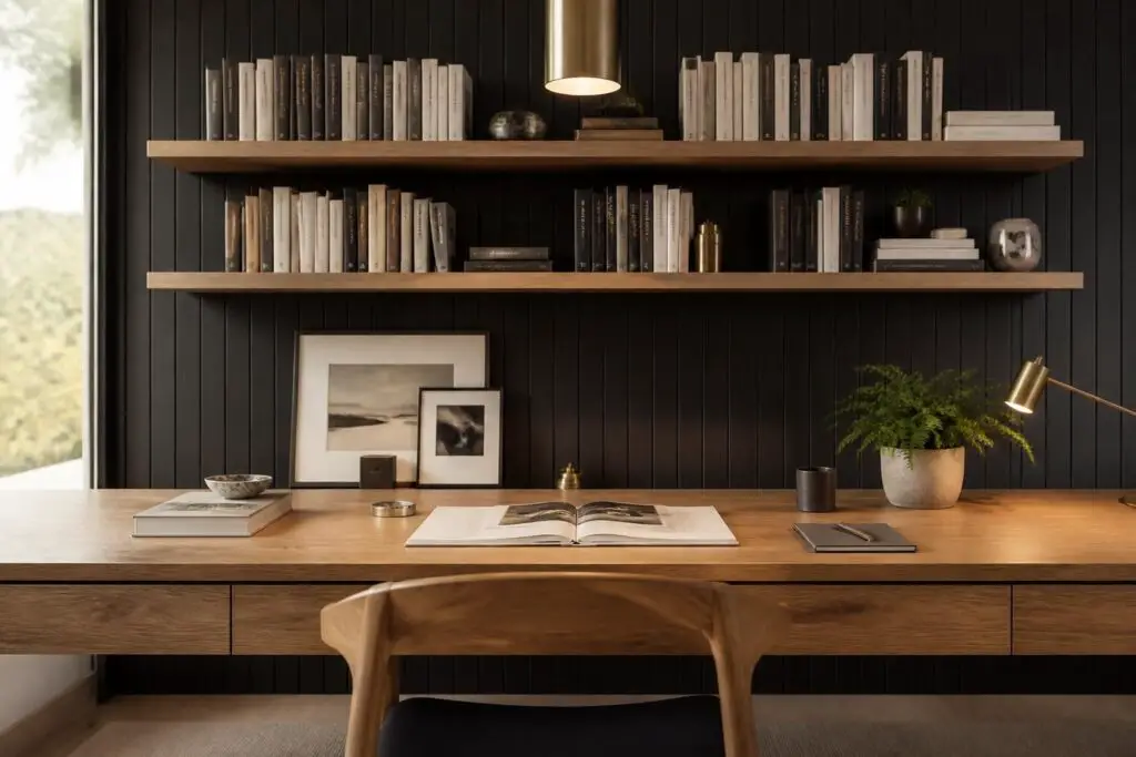 Featured image for: 10 Home Office Floating Shelves Ideas to Stay Organized