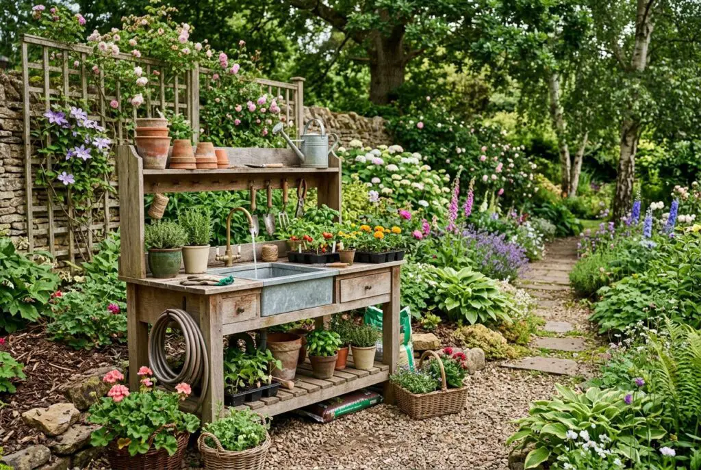 Featured image for: 10 Potting Station with Sink Ideas for a Stylish Garden Setup