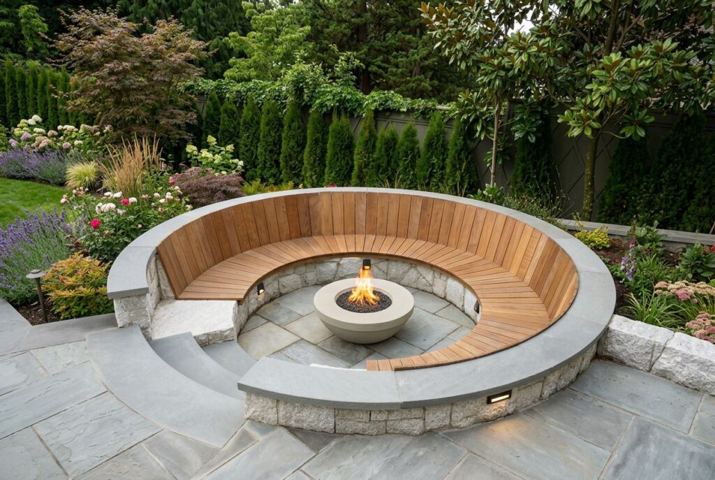 Featured image for: 10 Round Fire Pit Ideas That Create the Perfect Gathering Circle