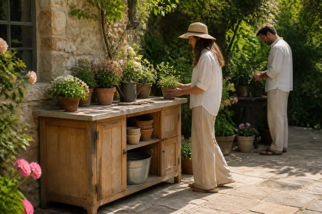 Featured image for: 10 Rustic Outdoor Potting Station Ideas for Stylish Garden Fashion