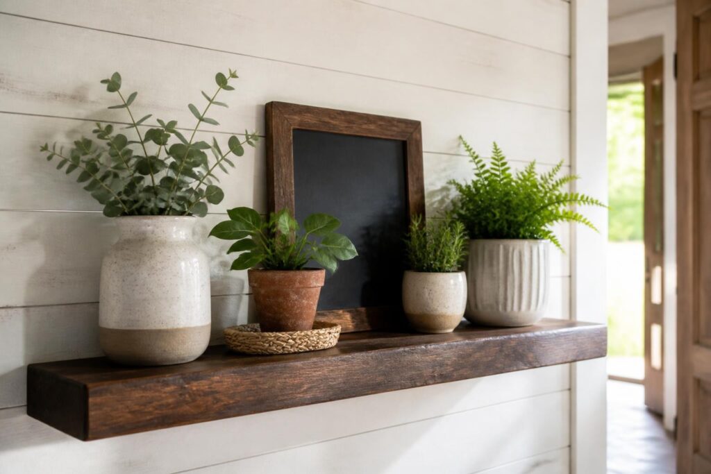 Featured image for: 10 Walnut Floating Shelves Ideas for Elegant Modern Decor