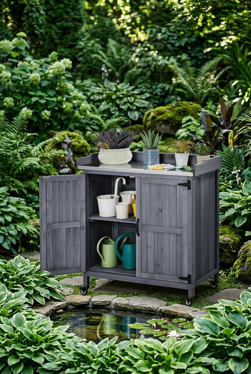 Yaheetech Garden Potting Bench Table